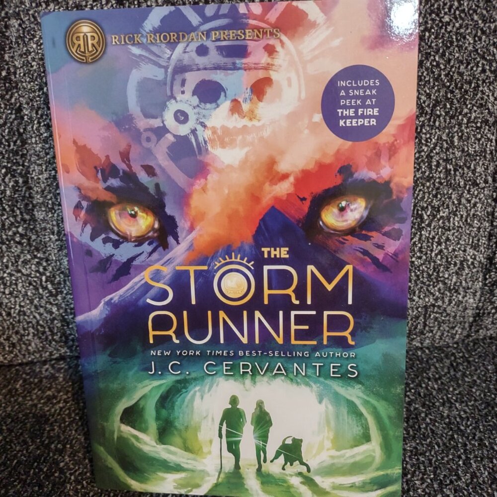The Storm Runner paperback book.